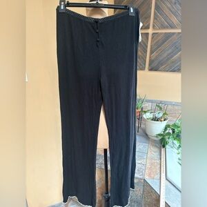 Women's Forever 21 Black Soft Lounge Pajama Pants Size Medium NWT